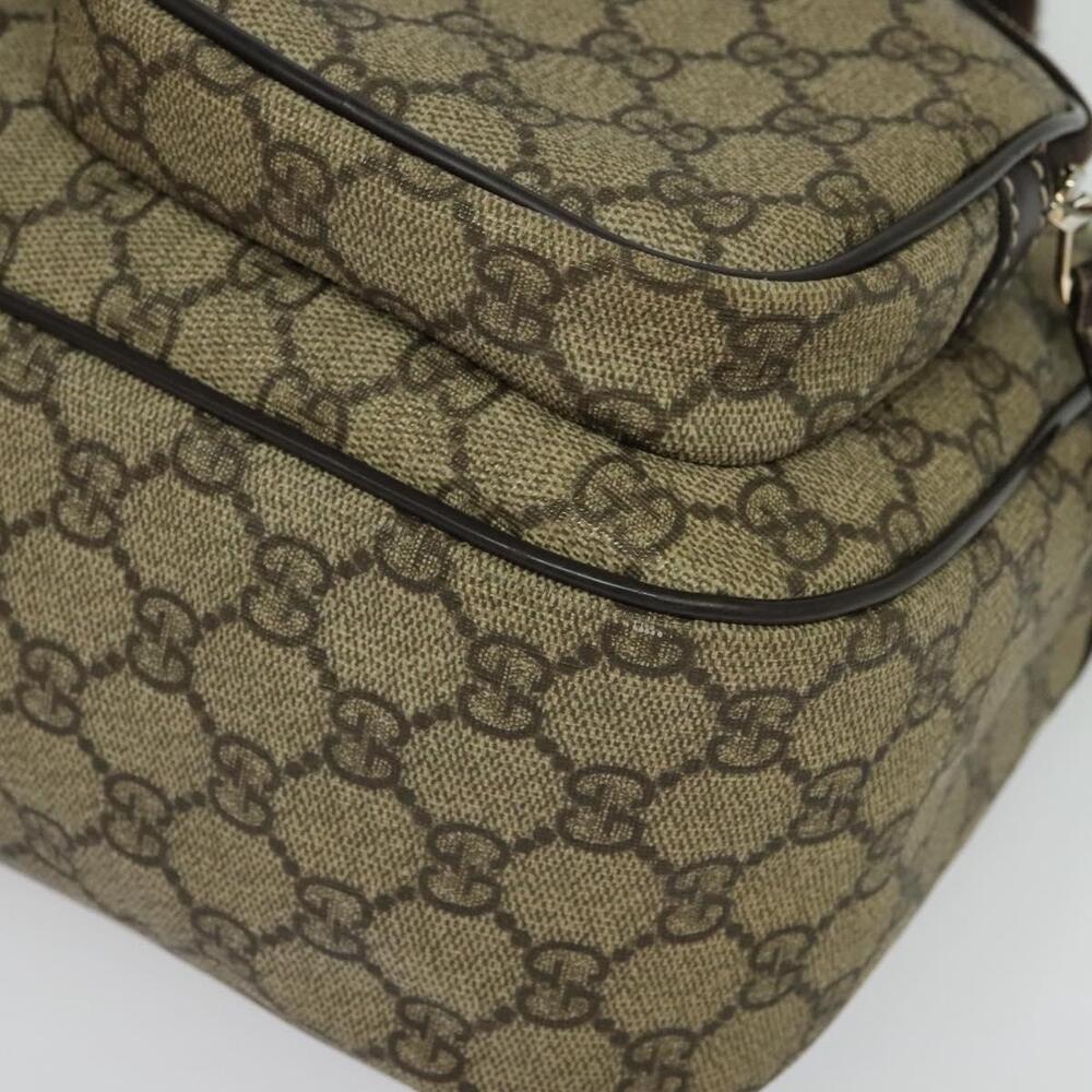 GUCCI GG Supreme Shoulder Bag Pvc Beige Gold - Picture 11 of 16